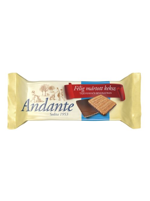 Andante Biscuiți semi-înmuiați cu lapte - 100g