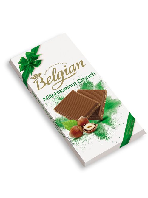 Belgian Milk Hazelnut Crunch Hazelnut Milk Chocolate - 100 g