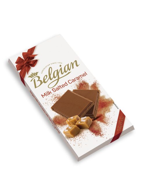 Belgian Milk Caramel sărat ciocolată cu lapte - 100 g