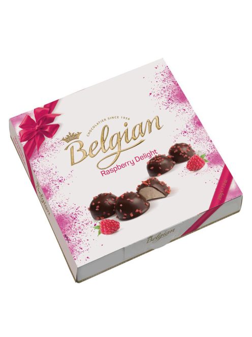 Belgian praline asortate cu zmeură - 200g