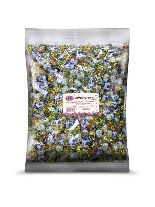 Bergland Mini Frutta mini bomboane tari cu arome mixte de fructe - 1000 g