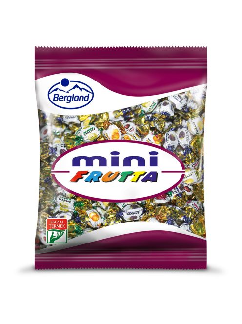 Bergland Mini Frutta mini bomboane tari cu arome mixte de fructe - 400 g