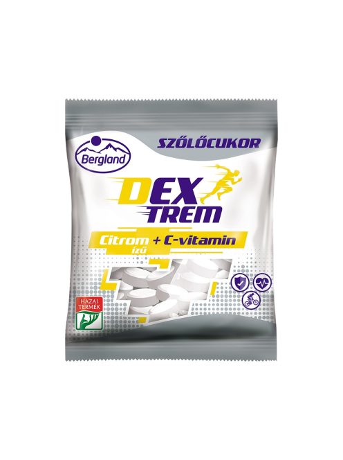 Bergland Dextrem glucoză cu aromă de lămâie + vitamină C - 70 g