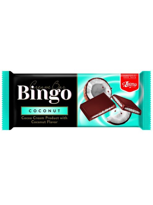 Bingo ciocolată cu lapte umplut cu cremă de cocos - 90g