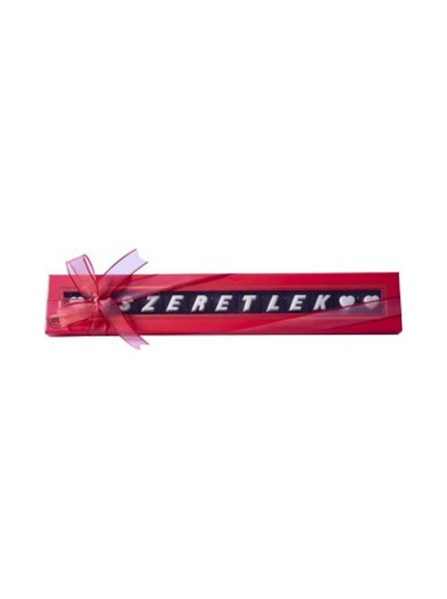 Bolci I love you desert alb, albastru, roșu - 78g