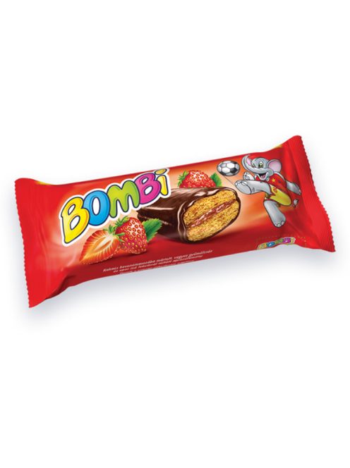 Bombi Star prăjitură cu cremă de căpșuni - 50g