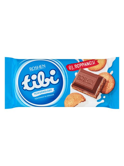 Tibi ciocolată cu lapte cu cremă de lapte și biscuiți - 100g