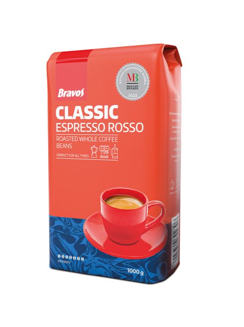 Bravos Classic cafea boabe espresso rosso - 1000g boabe