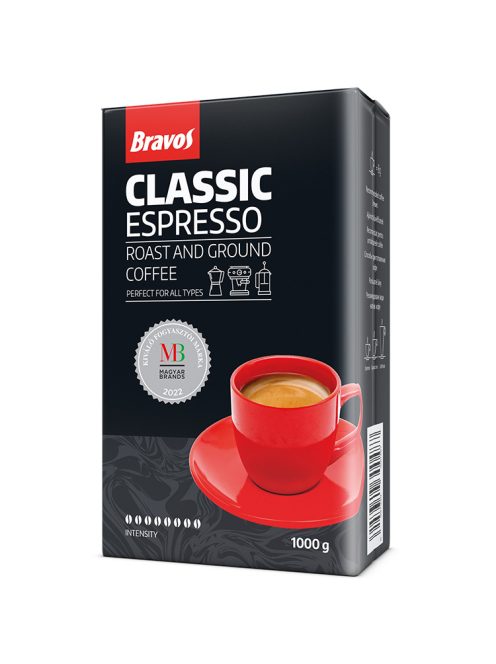 Bravos espresso clasic măcinat - 1000g