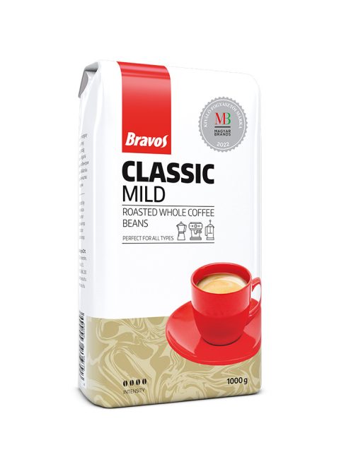Bravos Clasic cafea boabe mild - 1000g