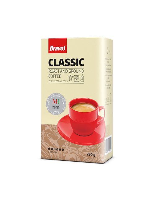 Bravos cafea măcinată clasică 100% robusta - 250g