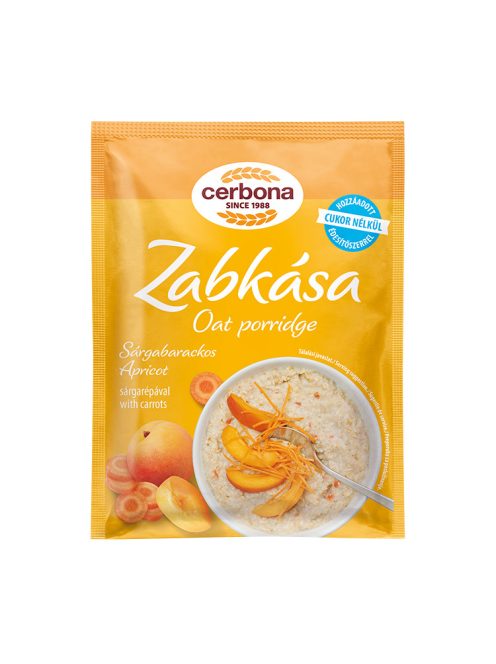  Cerbona fulgi de ovăz cu caise și morcovi, HCN - 50g