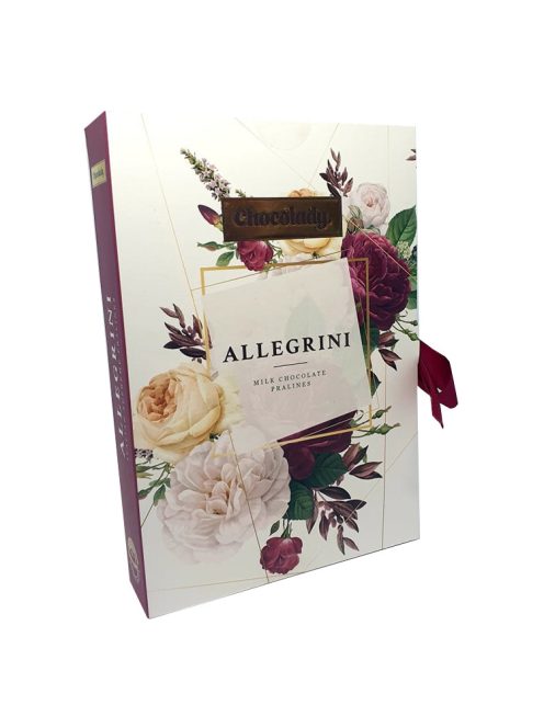 Chocolady book praline cu umplutură de cappuccino și alune - 150g