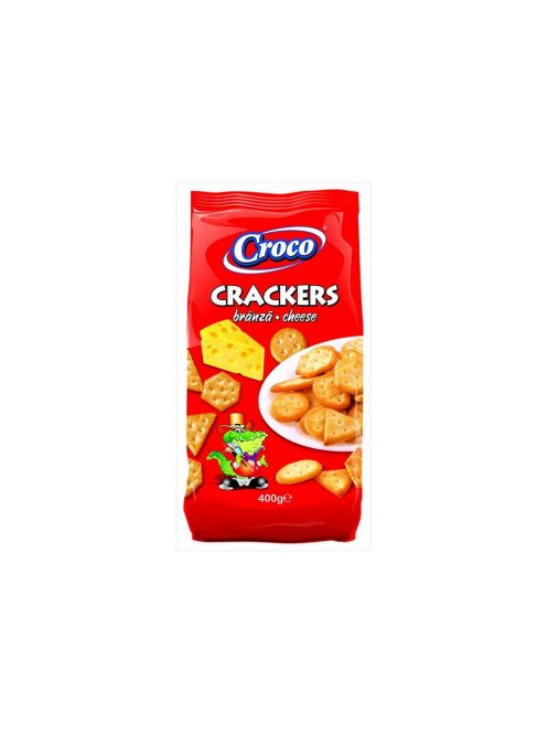 Croco biscuiți crackers cu cașcaval- 400g