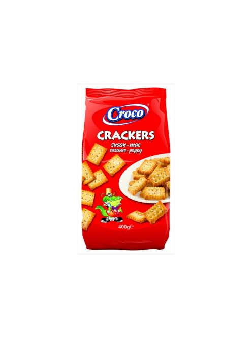 Croco biscuiți crackers cu susan și mac- 400g