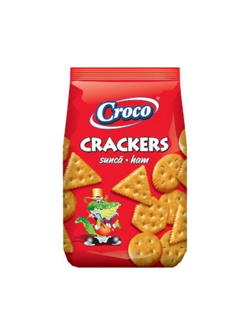 Croco biscuiți crackers cu șuncă- 100g