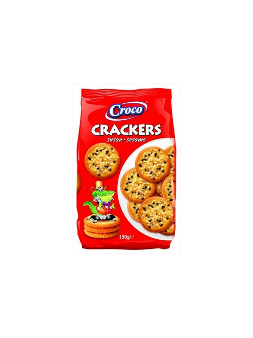 Croco biscuiți crackers cu semințe de susan-150g