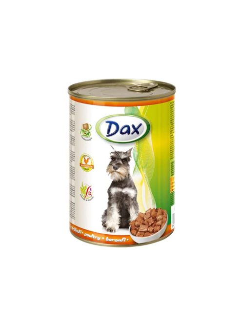 Dax hrană umedă pentru câini cu aromă de pasăre - 415g