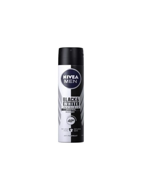 Nivea Black&White deo spray pentru bărbați Invisible Original - 150ml
