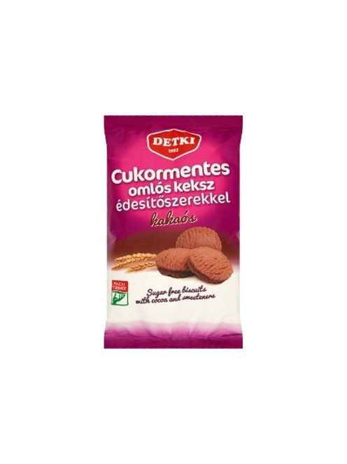 Detki Biscuiți fără zahăr cu cacao și îndulcitori - 180g
