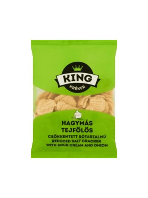 Detki King biscuiți crackers cu ceapă și smântână 100g