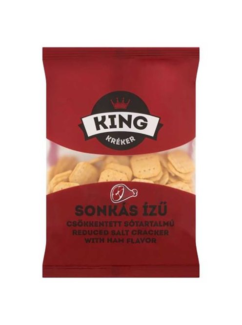 Detki King biscuiți crackers cu șuncă 100g