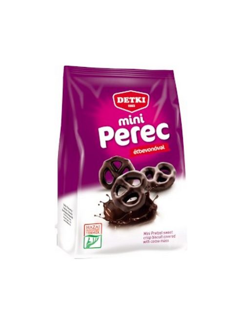 Detki Mini biscuiți covrigei cu  topping de cacao - 160g