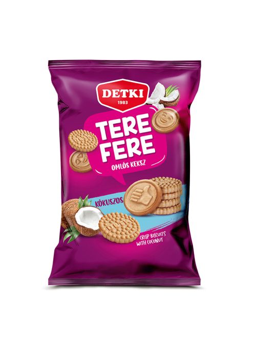 Detki Tere-fere biscuiți sfărâmicioși cu cocos - 180g