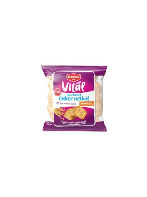 Detki Biscuiți simpli fără zahăr cu îndulcitori  - 180g