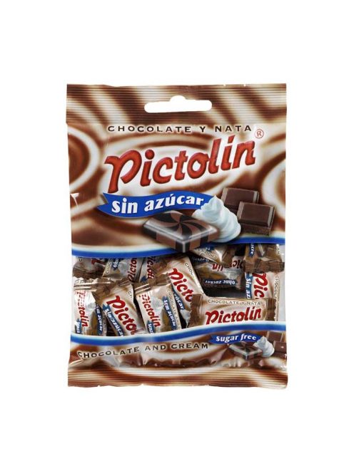 PICTOLIN bomboane fără zahăr, aromă cremă de ciocolată - 65 g
