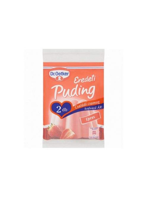 Dr.Oetker praf de budincă cu căpșuni 2x40g - 80g