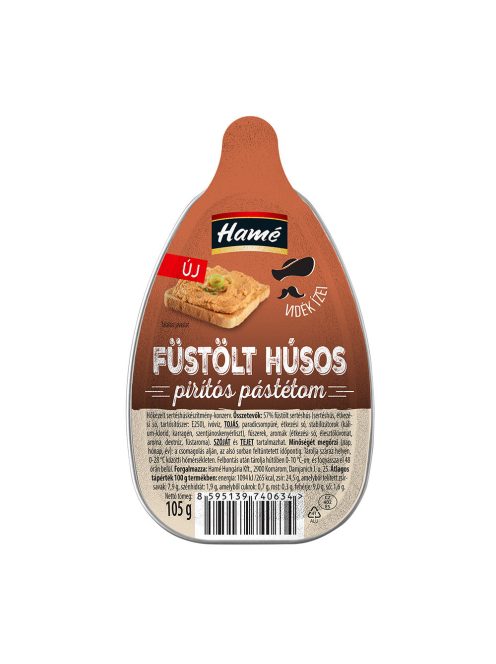 Pateu de șuncă cu carne afumată 105g