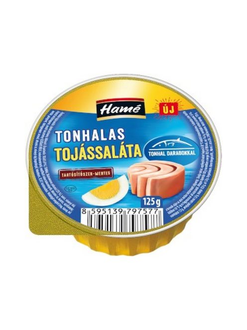 Hamé conservă de pește ton salată de ouă cu șuncă și ton 125g