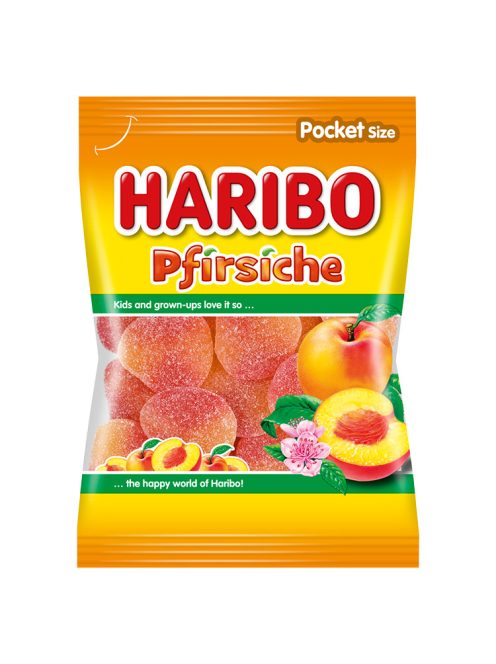 Haribo gumă piersică - 100 g