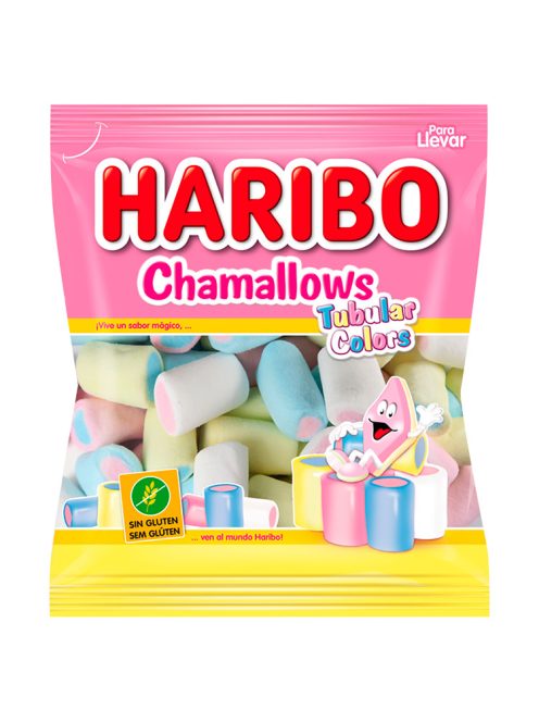 Haribo marshmallow Chamallow culori tubulare - 90 g