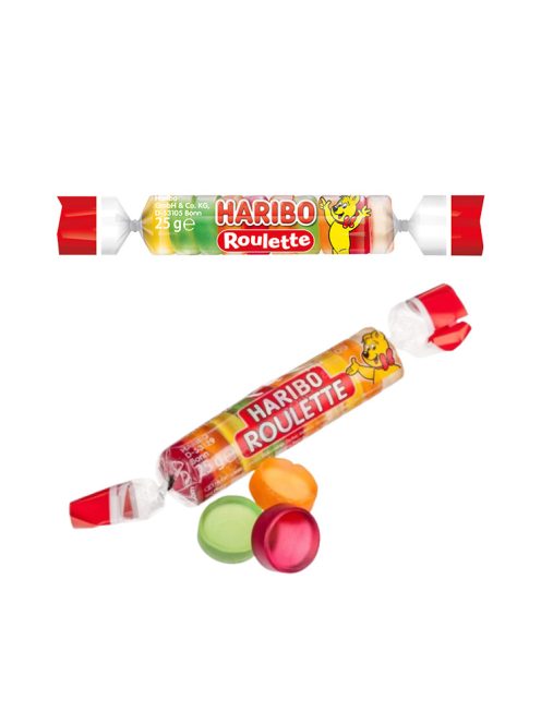 Haribo ruleta de fructe - 25 g