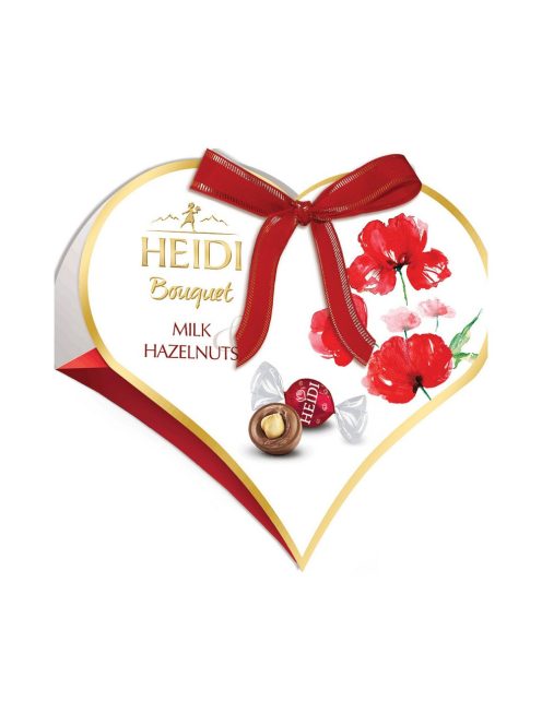 Heidipraline asortate în cutie de formă de inimă - 100g