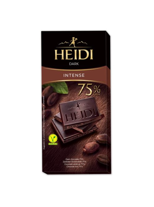 Heidi ciocolată neagră 75% cacao - 80g