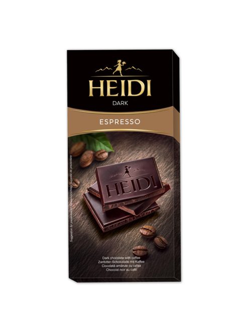 Heidi Ciocolată neagră espresso - 80g