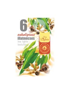 Lumânări de ceai Parfumat Eucalipt - 6buc