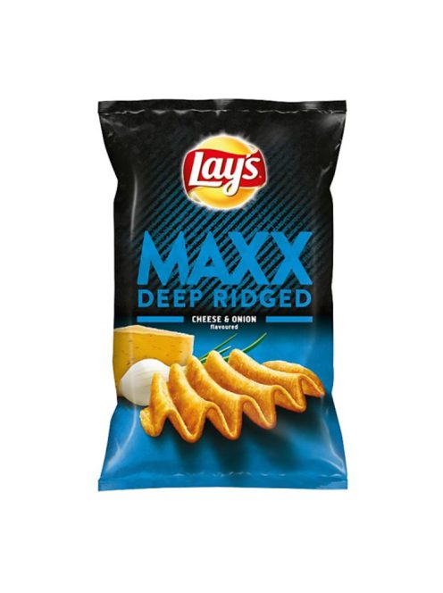 Lays Maxx chipsuri cu cașcavalși ceapă de primăvară - 55g