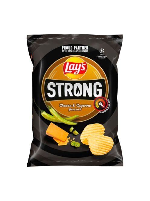Lays strong chipsuri cu  cașcaval și cayenne iute - 55g