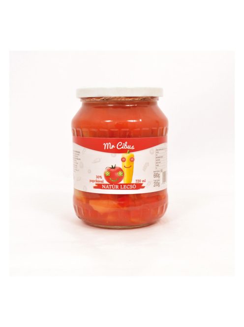 Ms. Cibus lecsó natural cu 30% paprika - 720 ml