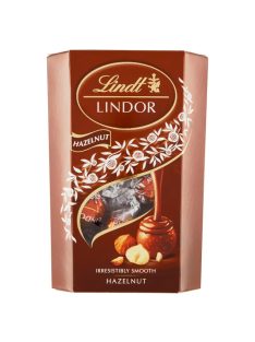   Lindor Hazelnut bile de ciocolată cu lapte în cutie cadou - 200g