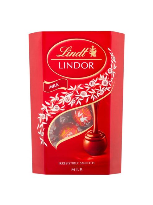 Lindor Milk praline asortate cu ciocolată cu lapte în cutie cadou - 200g