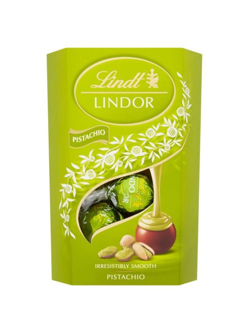 Lindor bile de ciocolată cu lapte și fistic - 200g