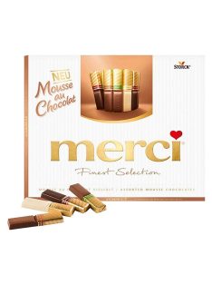   Merci praline asortate în cutie  4 arome mousse cu cremă - 210g