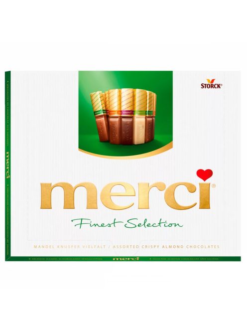Merci praline asortate cu 4 arome diferite verde - 250g