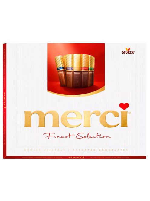 Merci praline asortate cu 8 arome diferite roșu - 250g