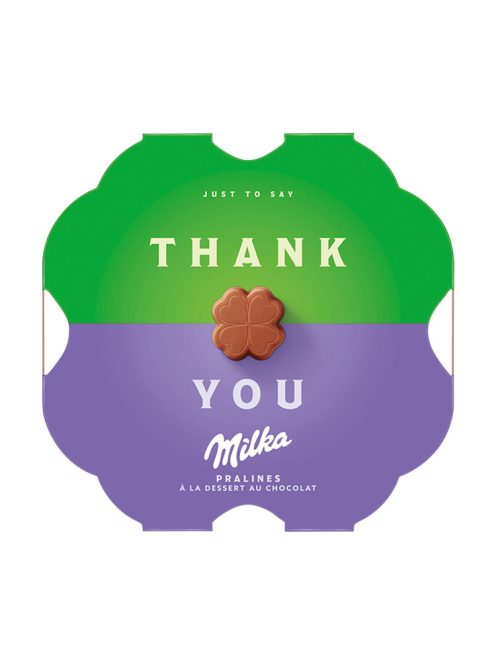 Milka Thank You praline asortate cu cremă de ciocolată - 44g